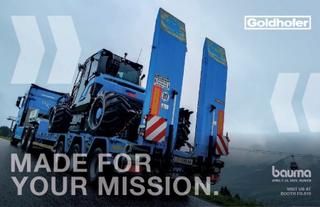 La BAUMA 2025 Goldhofer AG va prezenta soluții revoluționare de transport greu de ultimă generație