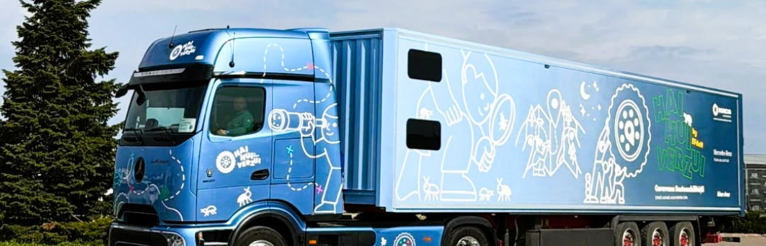 Blue River susține Caravana Sustenabilității HaiHui Verzui by EFdeN: un laborator STEM mobil, transportat electric către comunități