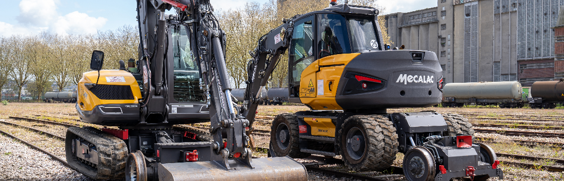Mecalac MRail – Patru soluții pentru o singură provocare: șantierul feroviar modern