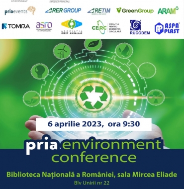 Evenimentul PRIA Environment va avea loc în 6 aprilie 2023, de la 9:30, la Biblioteca Națională a României