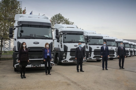 Cefin Trucks, livrează prima parte a unei flote de 100 unități Ford Trucks 1842T,  către Tempo Invest