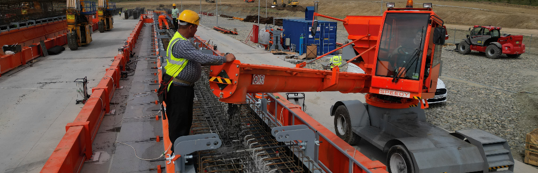 Gabor Concrete aduce în România soluții moderne pentru transportul și distribuția betonului în industria prefabricatelor