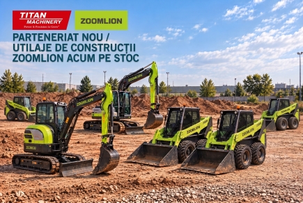 Titan Machinery România anunță un nou parteneriat strategic cu producătorul global ZOOMLION pe segmentul utilajelor de construcții