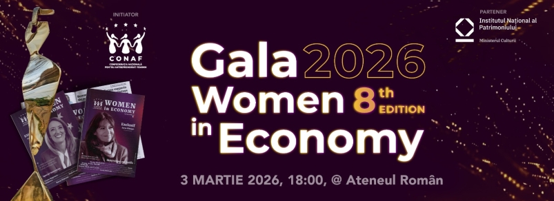 Gala Women in Economy, ediția a VIII-a: leadership feminin și excelență economică, celebrate la Ateneul Român