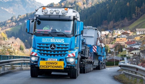 Transport XXL în Alpi: o provocare extremă pentru Goldhofer și Felbermayr în cadrul proiectului hidroenergetic Kühtai 2